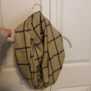 tan infinity scarf
